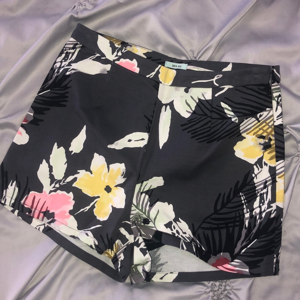 Floral urban outfitters high waisted shorts NWOT
